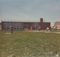 girl's softball team practice