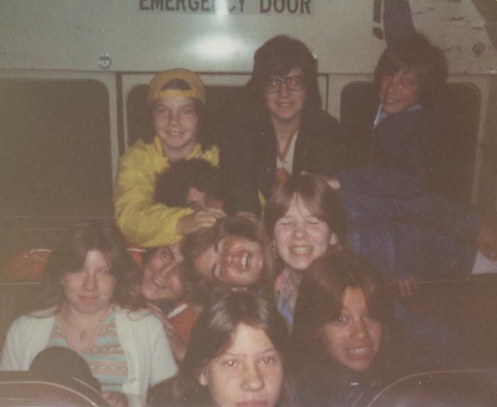 The Gang on the train home from Toronto