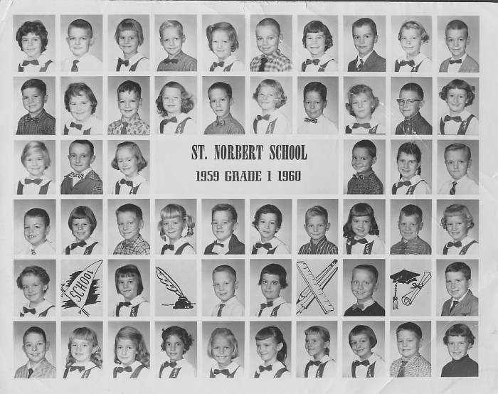 1960 Class Photo Grade 1