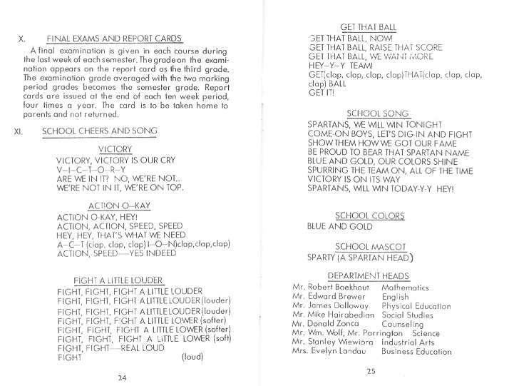 Cherry Hill High School Student Handbook pp.24-25