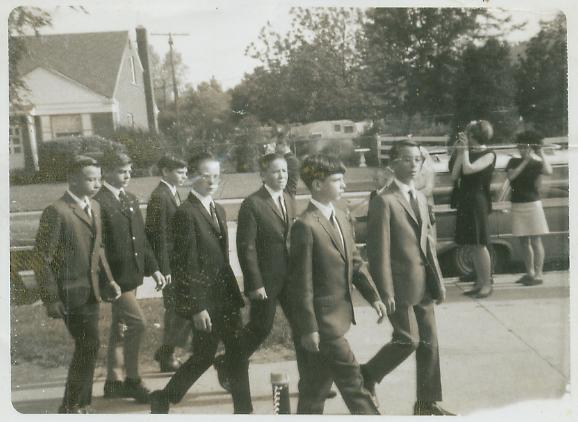 1968 Elementary School Graduation photo