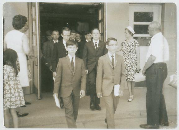1968 Elementary School Graduation photo
