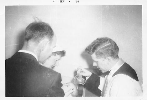 1954 baptism of Les Marinko
