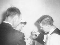1954 baptism of Les Marinko